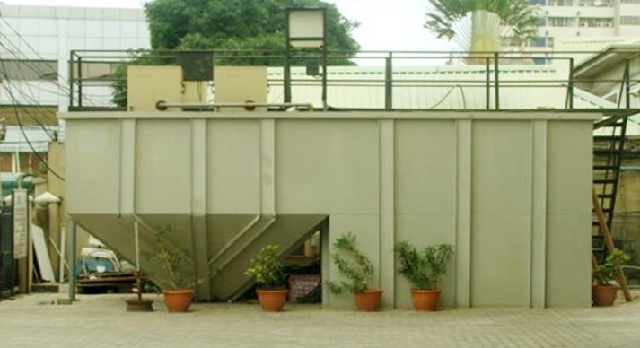 PACKAGED STEEL TANK SEWAGE TREATMENT PLANT AT SILVER BIRD GALLERIA, VICTORIA ISLAND, LAGOS